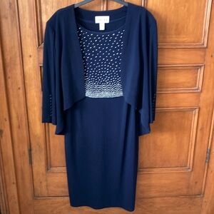 J&S Collection! - gorgeous jersey dress & jacket- for wedding attire!